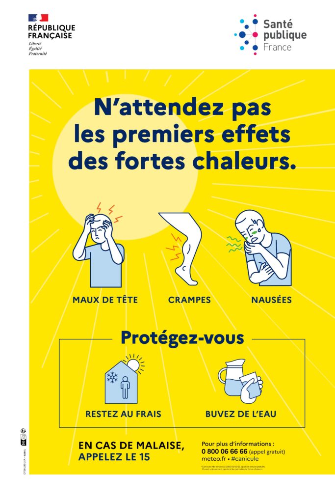 Vagues de chaleur : soyons tous vigilants !
